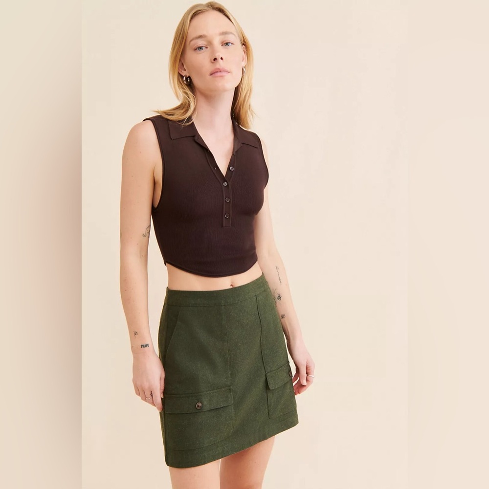 NWT MADEWELL Cargo Mini Skirt